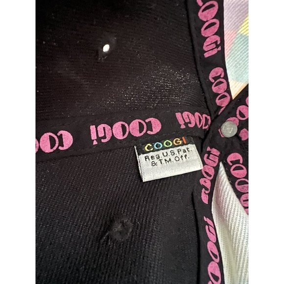 *NEW* VTG COOGI OF AUSTRALIA RAINBOW CHECK FITTED BASEBALL CAP HAT SIZE 7 1/2 - Picture 7 of 9